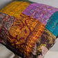 Kantha Patch Work Cushion Cover Single