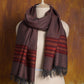 Brown Pure Handwoven Woollen Stole