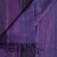 Violet Stripe Woven Bhagalpuri Pure Linen Stole