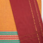 Handloom Mangalgiri Yellow Cotton Unstitched Suit Set - Artytales