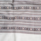 White & Brown Self Design Woollen Stole
