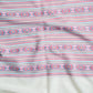 White & Pink Self Design Woollen Stole