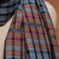 Blue Check Pure Handwoven Woollen Stole