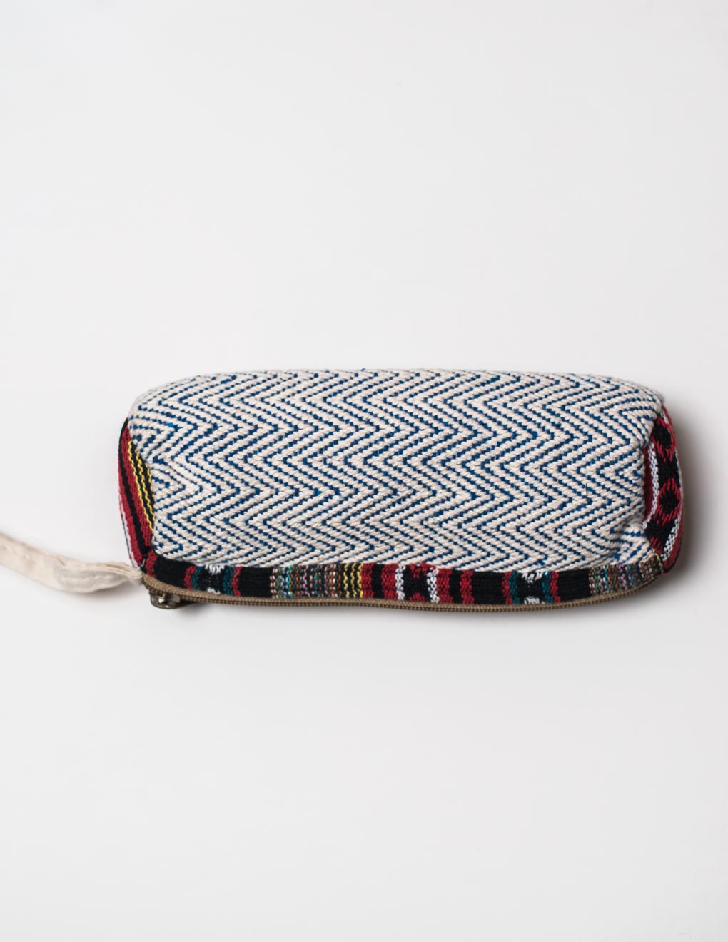 Blue Natural Fibre Pencil Pouch