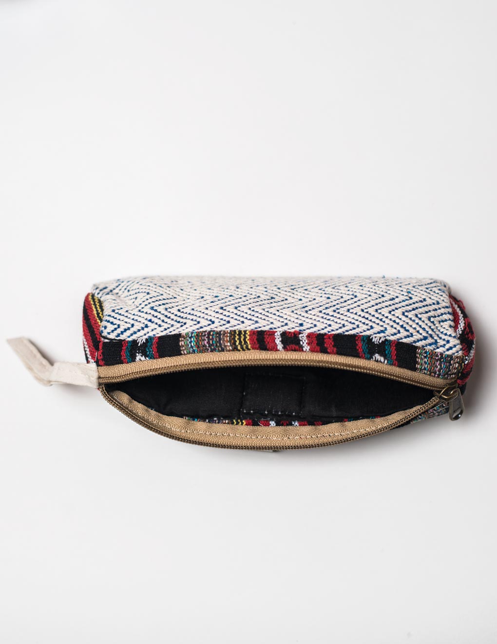 Blue Natural Fibre Pencil Pouch