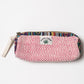 Pink Natural Fibre Pencil Pouch