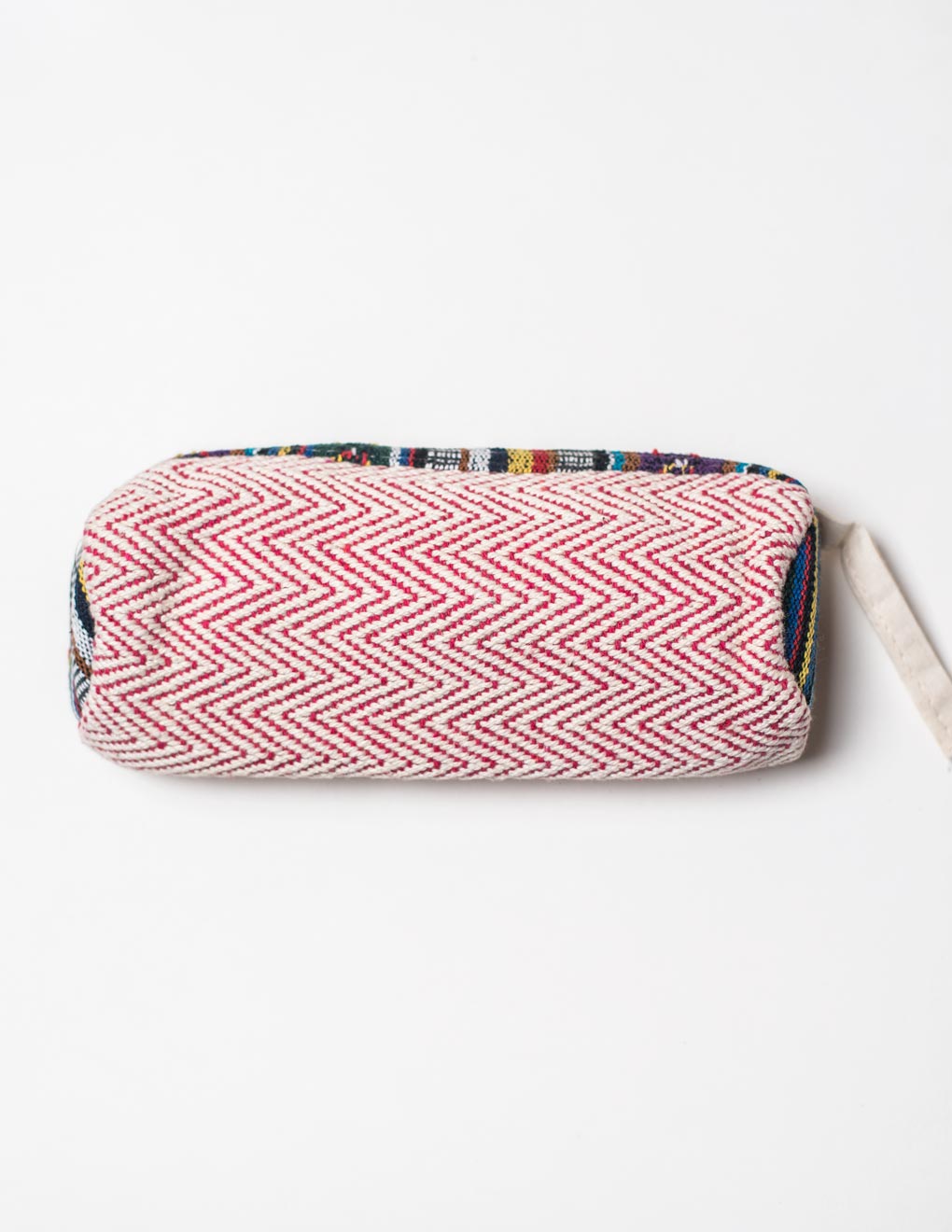 Pink Natural Fibre Pencil Pouch