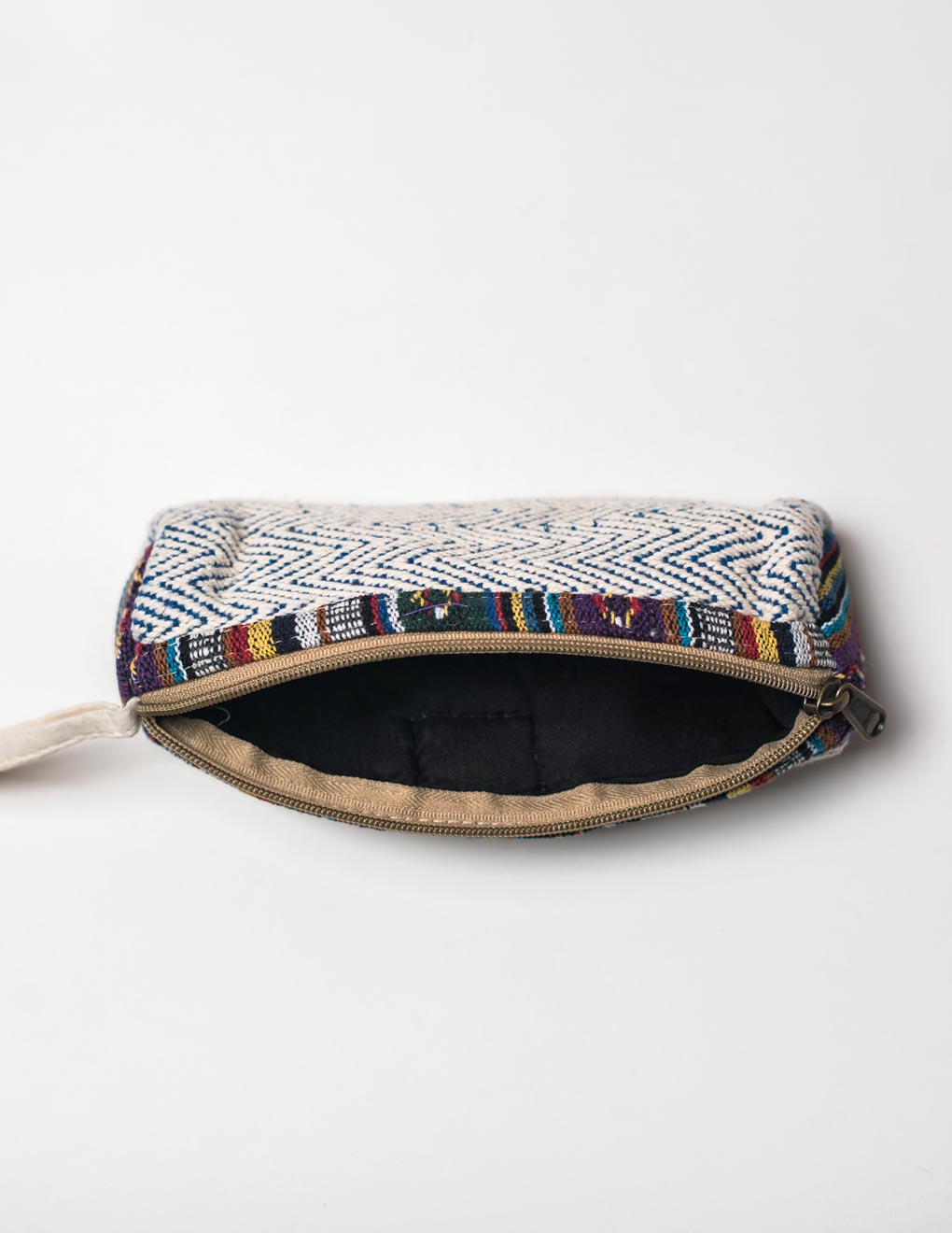 Blue Natural Fibre Pencil Pouch