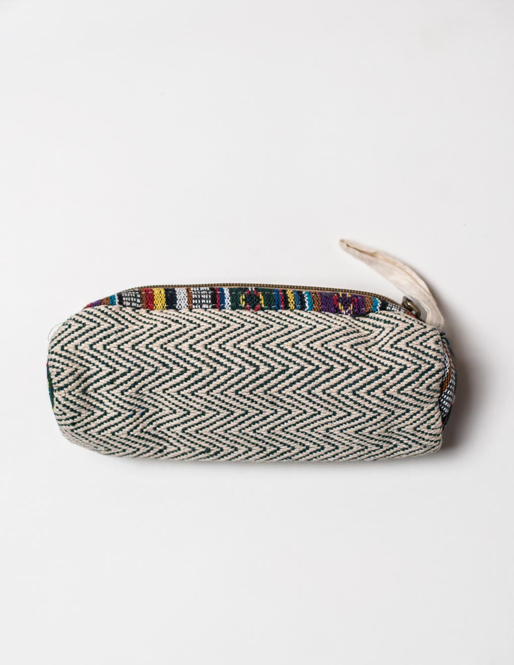 Green Natural Fibre Pencil Pouch