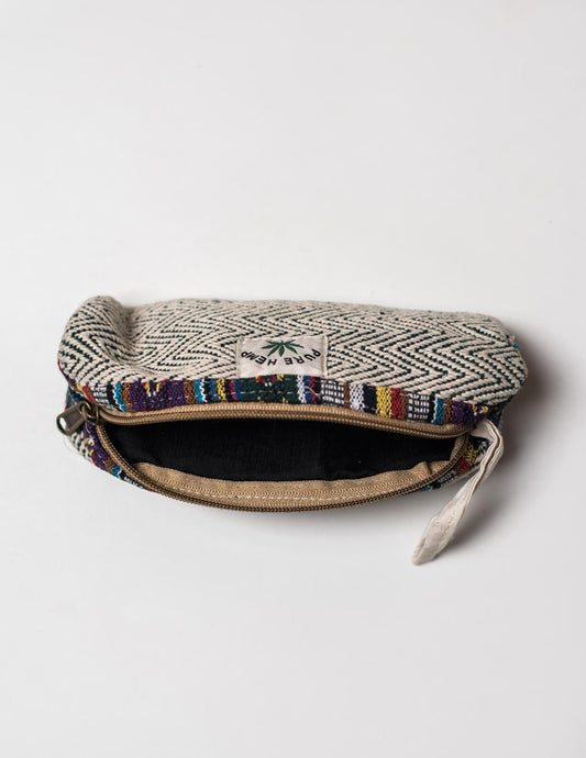 Green Natural Fibre Pencil Pouch