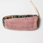 Red Natural Fibre Pencil Pouch
