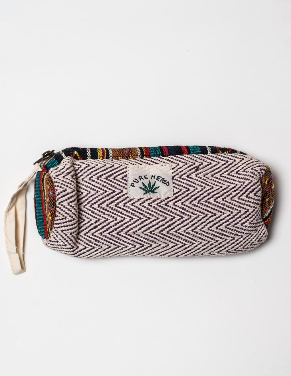 Violet Natural Fibre Pencil Pouch