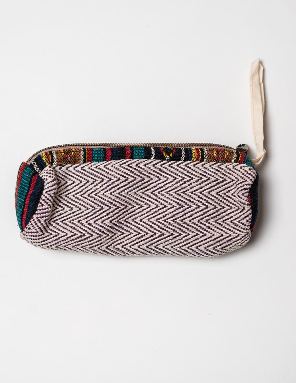 Violet Natural Fibre Pencil Pouch