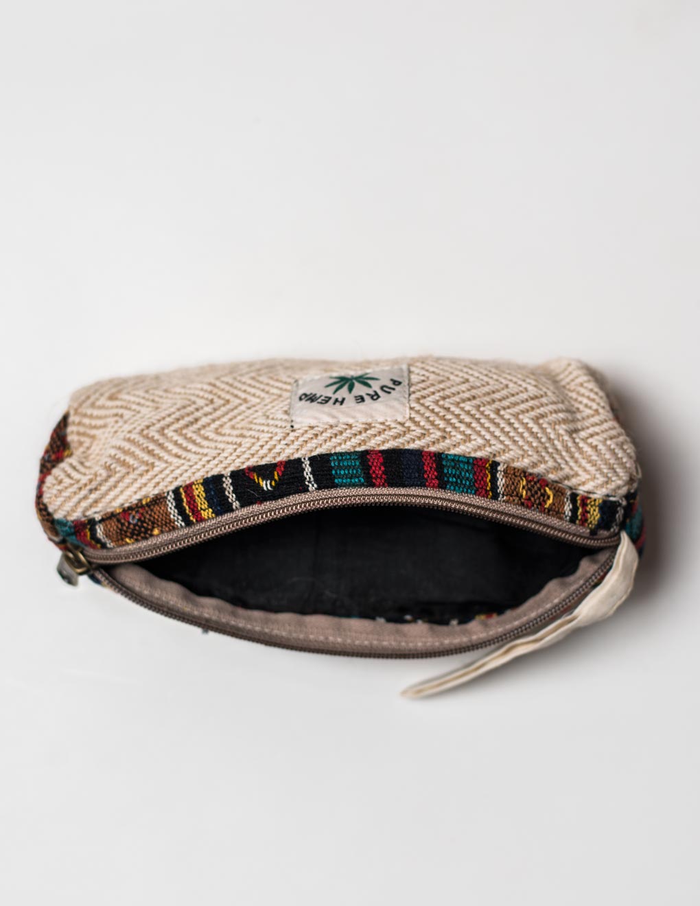 White Natural Fibre Pencil Pouch