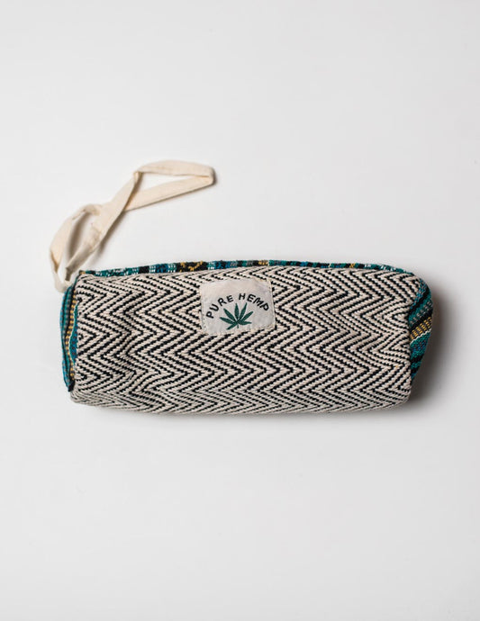 Black Natural Fibre Pencil Pouch