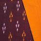 Ikat Handloom Maroon Unstitched Suit Set