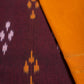 Ikat Handloom Maroon Unstitched Suit Set