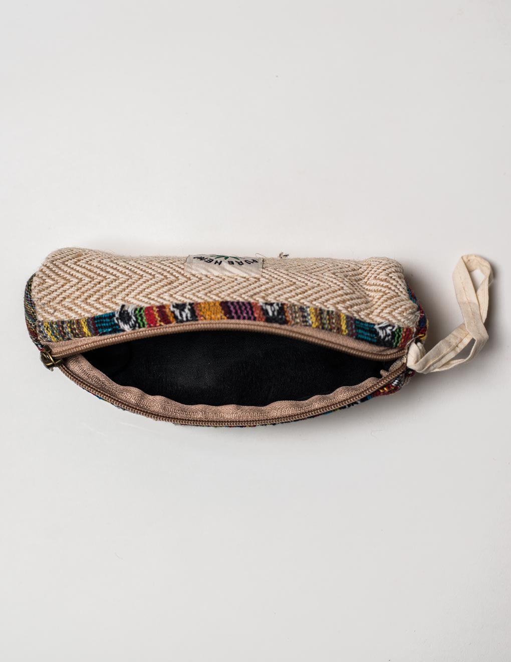 White Natural Fibre Pencil Pouch