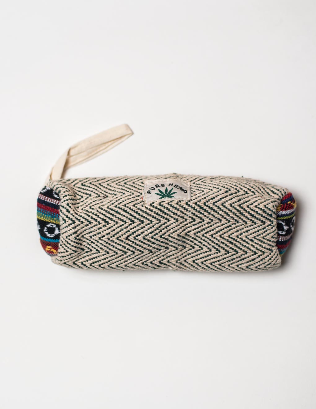 Green Natural Fibre Pencil Pouch