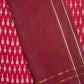Ikat Handloom Red Unstitched Suit Set