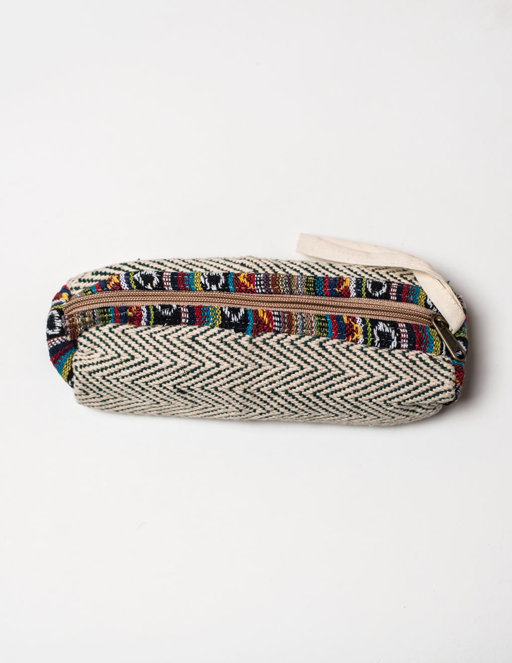 Green Natural Fibre Pencil Pouch