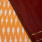 Handloom Ikat Yellow Unstitched Suit Set
