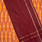 Ikat Handloom Mustard Unstitched Suit Set