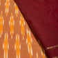 Ikat Handloom Mustard Unstitched Suit Set