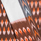 Pochampally Ikat Brown Unstitched Suit Set