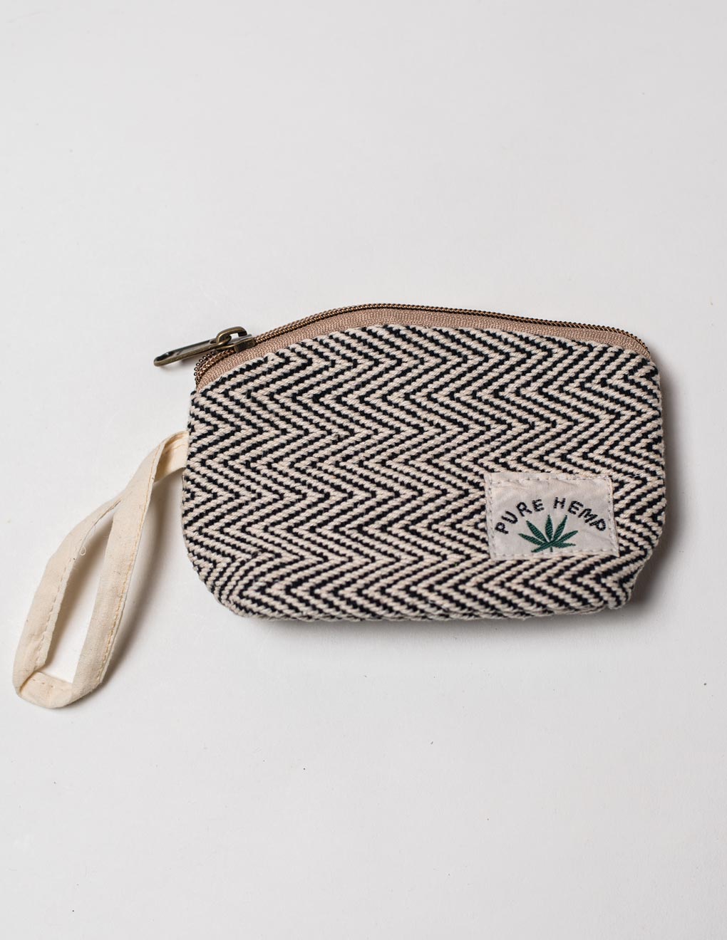 Black Natural Fibre Toiletry Pouch