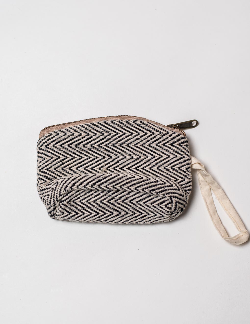 Black Natural Fibre Toiletry Pouch