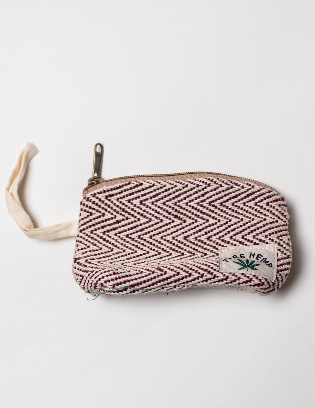 Brown Natural Fibre Toiletry Pouch