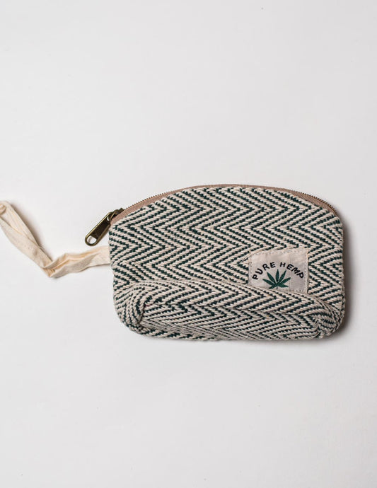 Green Natural Fibre Toiletry Pouch