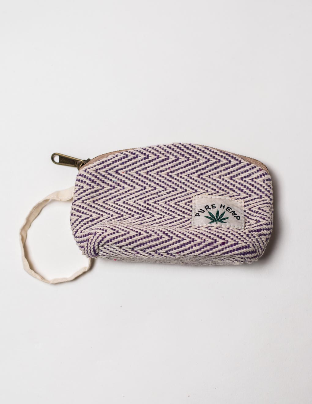 Mauve Natural Fibre Toiletry Pouch