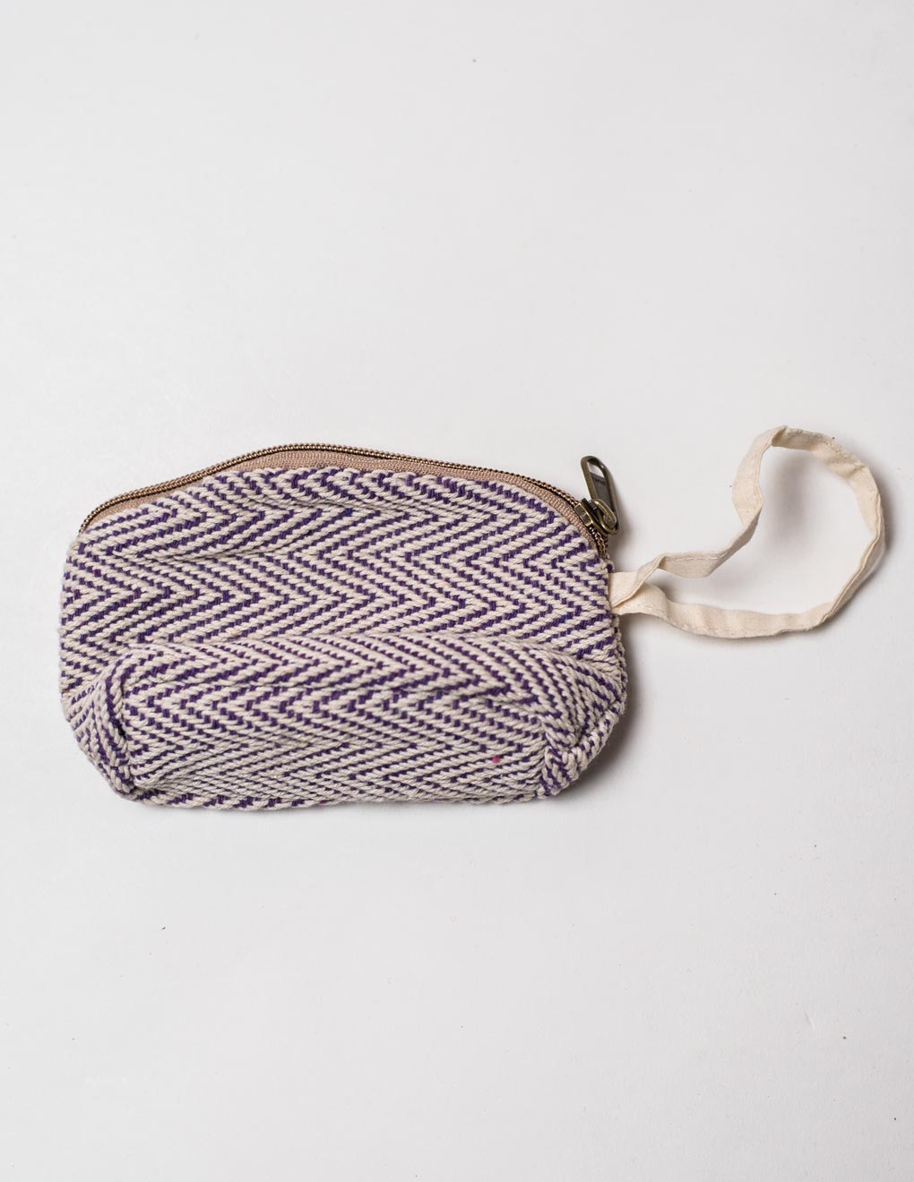 Mauve Natural Fibre Toiletry Pouch