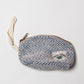 Blue Natural Fibre Toiletry Pouch