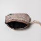 Brown Natural Fibre Toiletry Pouch