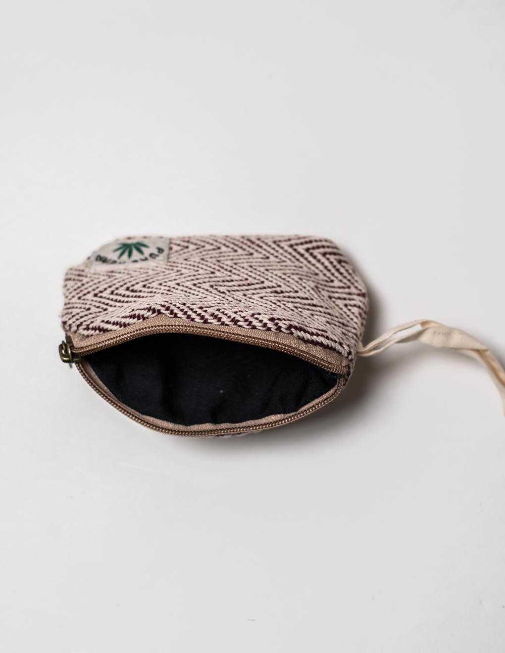 Brown Natural Fibre Toiletry Pouch