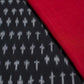 Ikat Handloom Black Unstitched Suit Set
