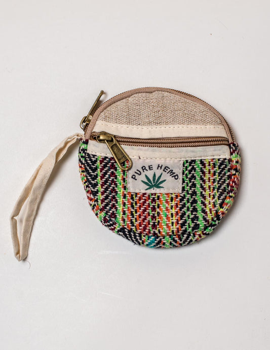 Natural Fibre Coin Pouch