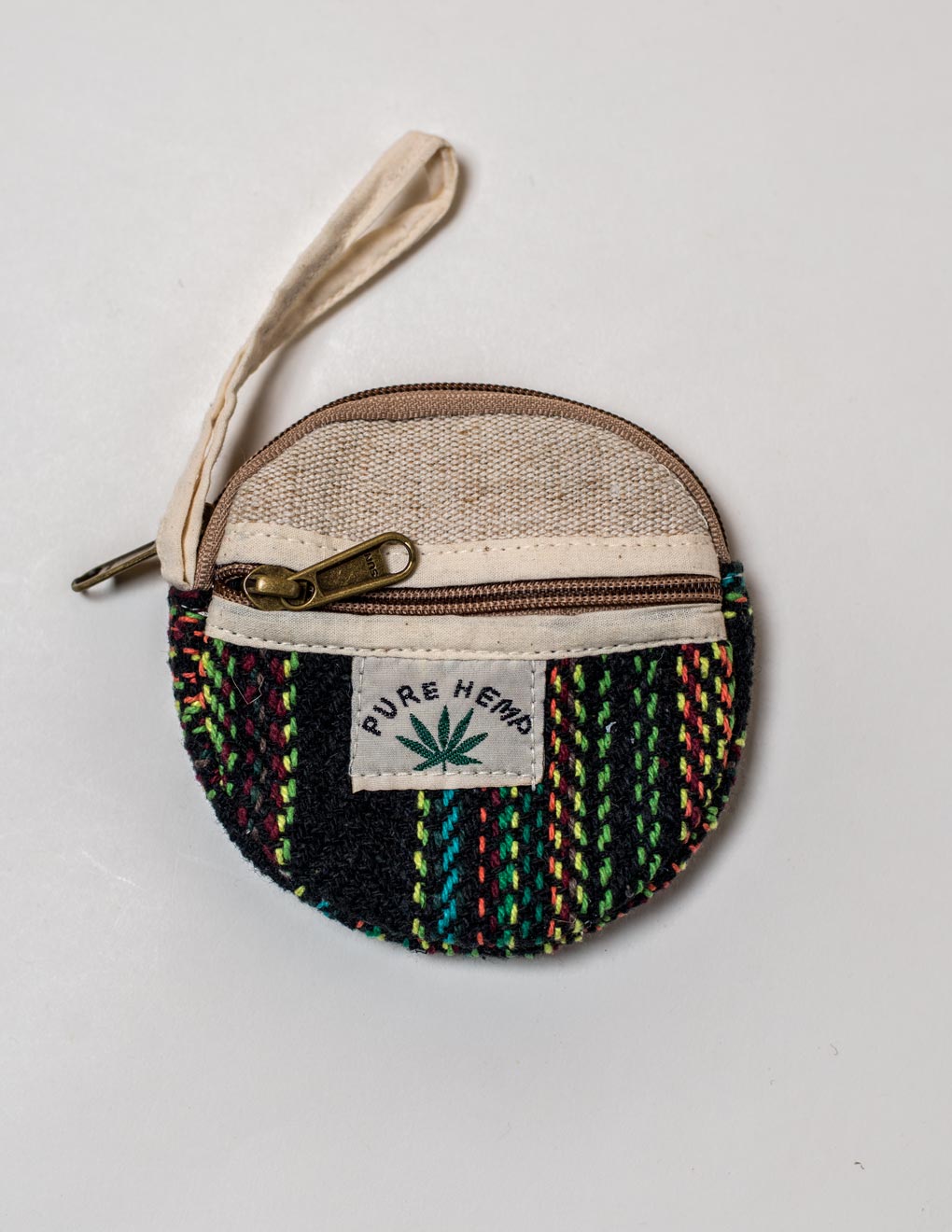 Natural Fibre Coin Pouch