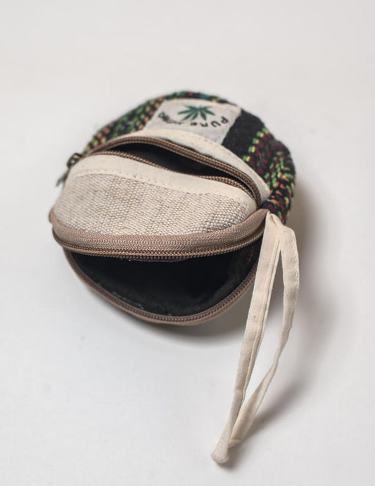 Natural Fibre Coin Pouch