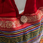 Red Cotton Ethnic Shoulder Bag