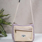 Mauve Natural Fibre Unisex Sling Bag
