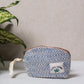 Blue Natural Fibre Toiletry Pouch