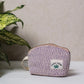 Mauve Natural Fibre Toiletry Pouch
