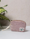 Brown Natural Fibre Toiletry Pouch