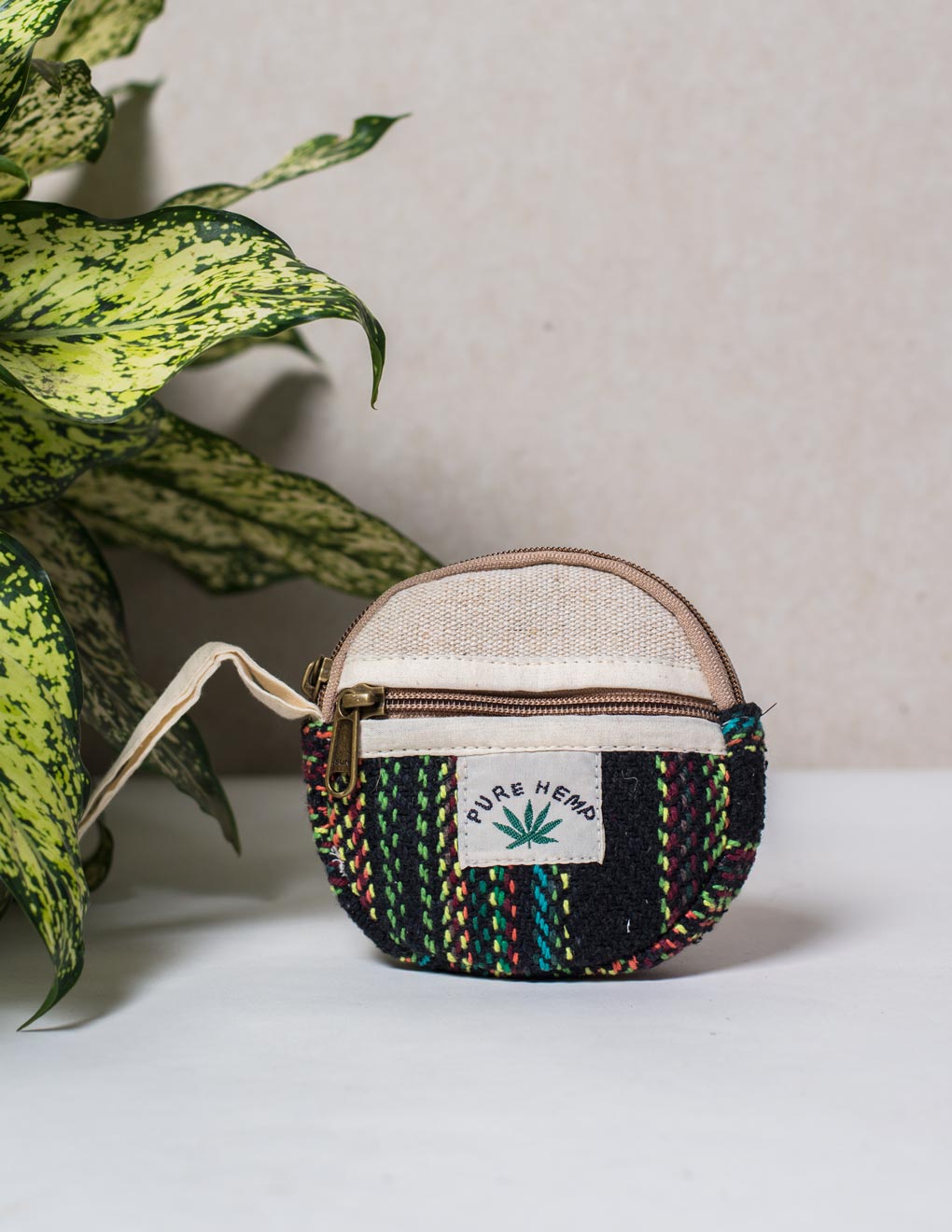 Natural Fibre Coin Pouch