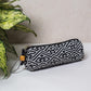 Black Cotton Pencil Pouch