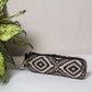 Black & Beige Cotton Pencil Pouch